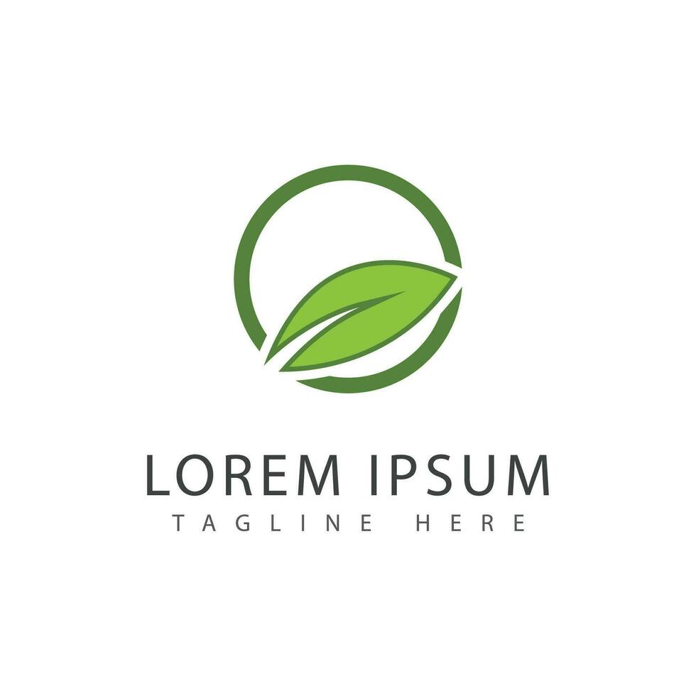 Leaf logo vector template element symbol design