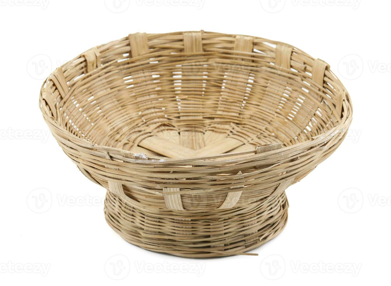 Empty Wicker Basket photo