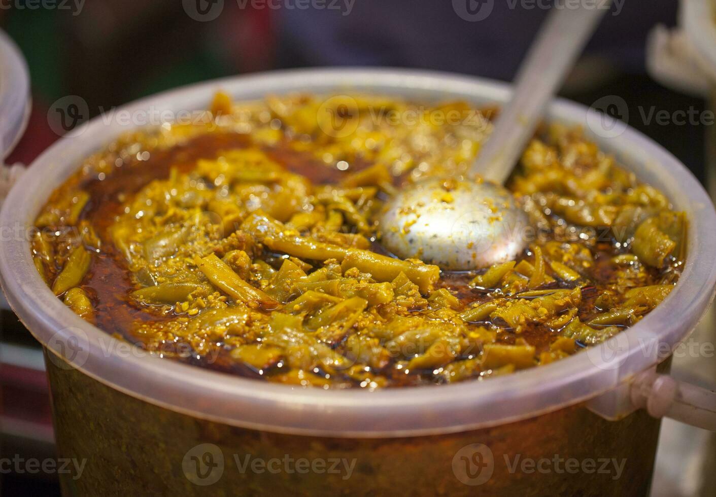 Indian Spicy Green Chilli Pickle photo