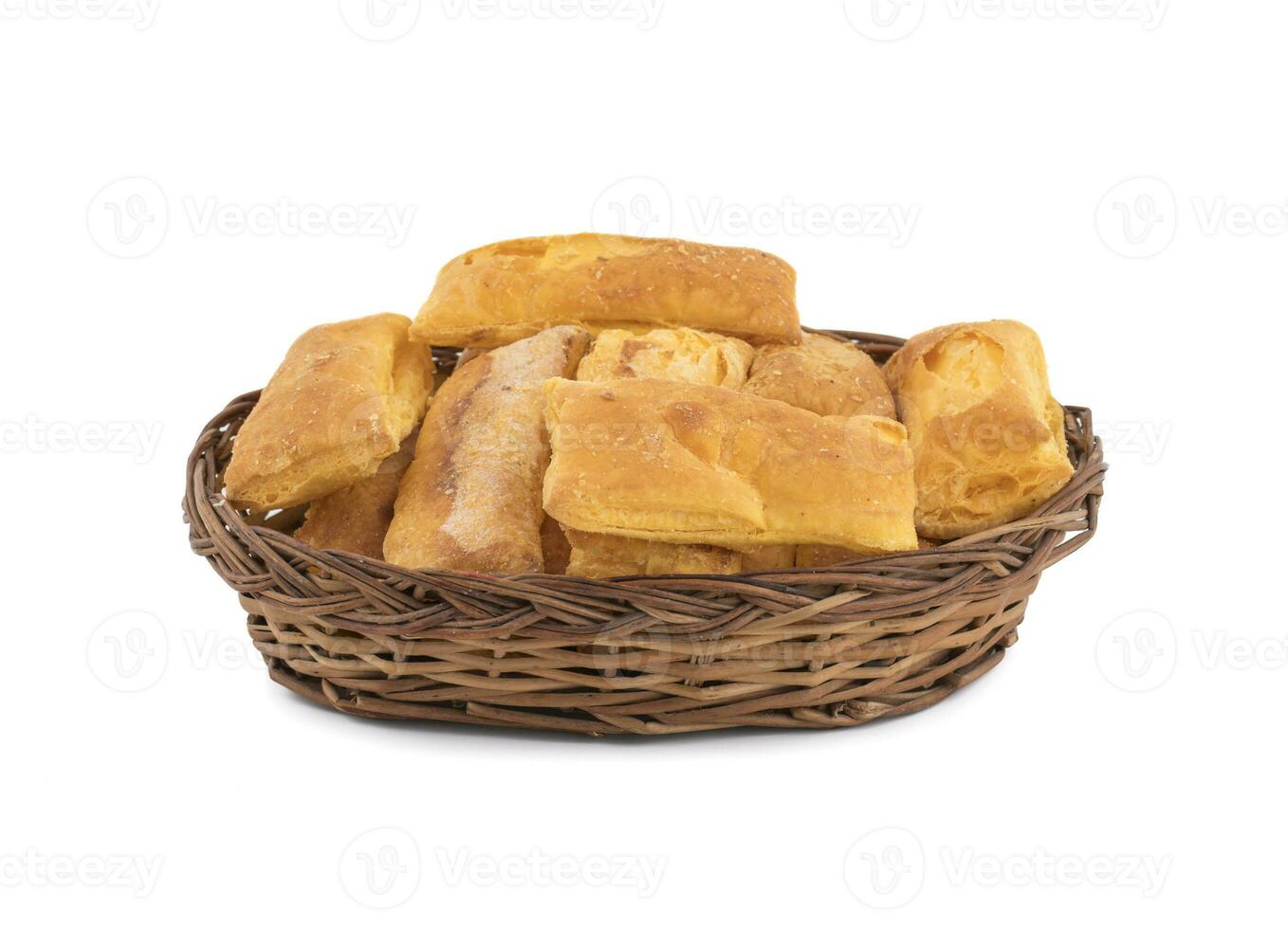 Crunchy Puff Khari Snack Bakery Food photo