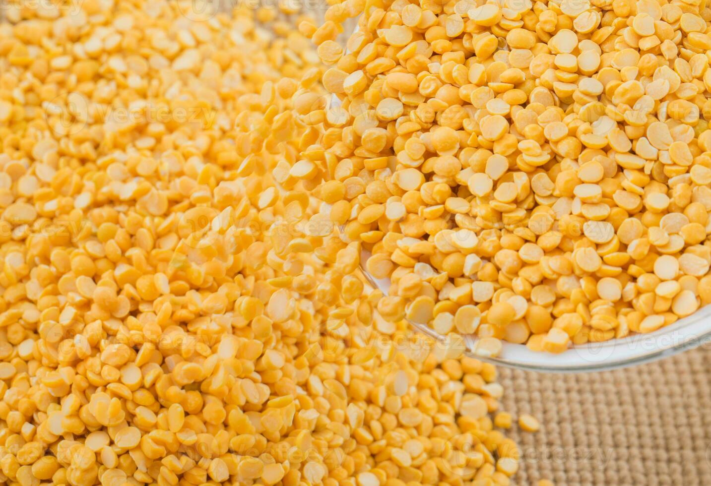 Split Chickpea Also Know as Yellow Split Peas photo