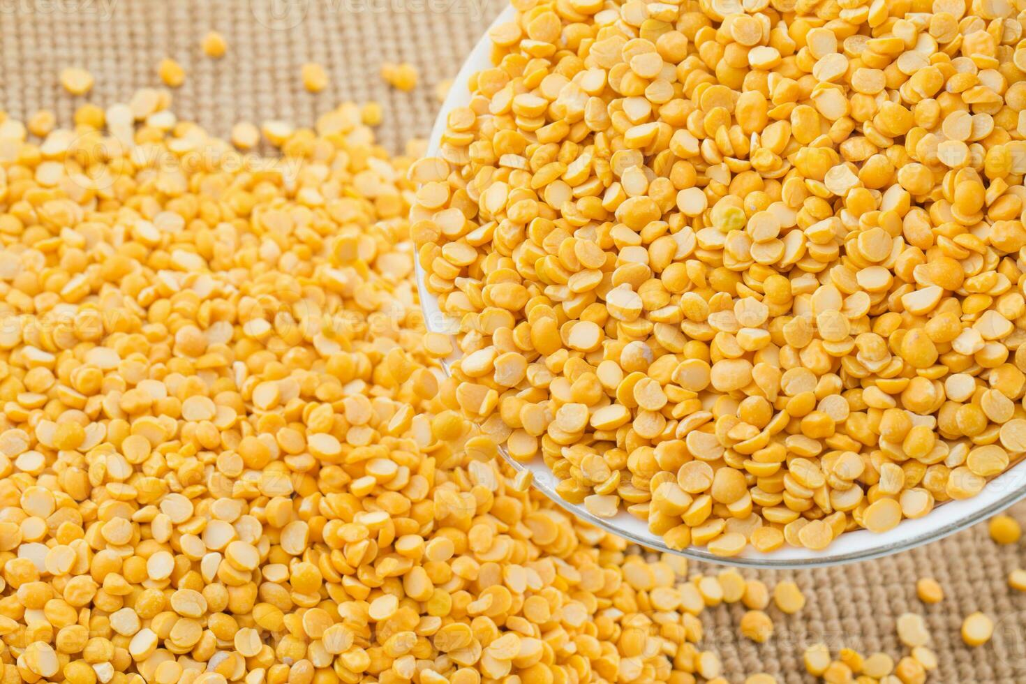 Split Chickpea Also Know as Yellow Split Peas photo