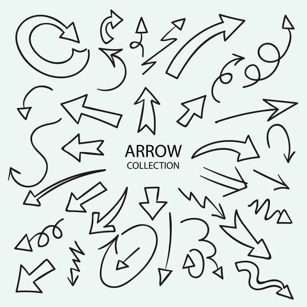 Colorful circular arrow, cursor ribbons set vector
