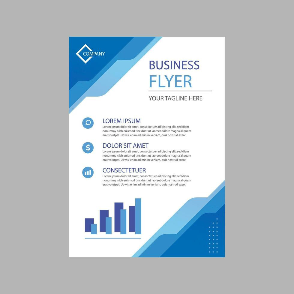 Corporate business flyer templates design vector