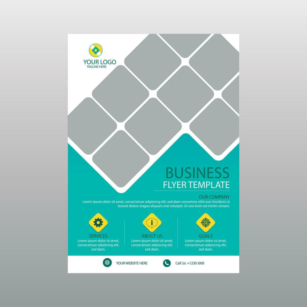 Corporate business flyer templates design vector