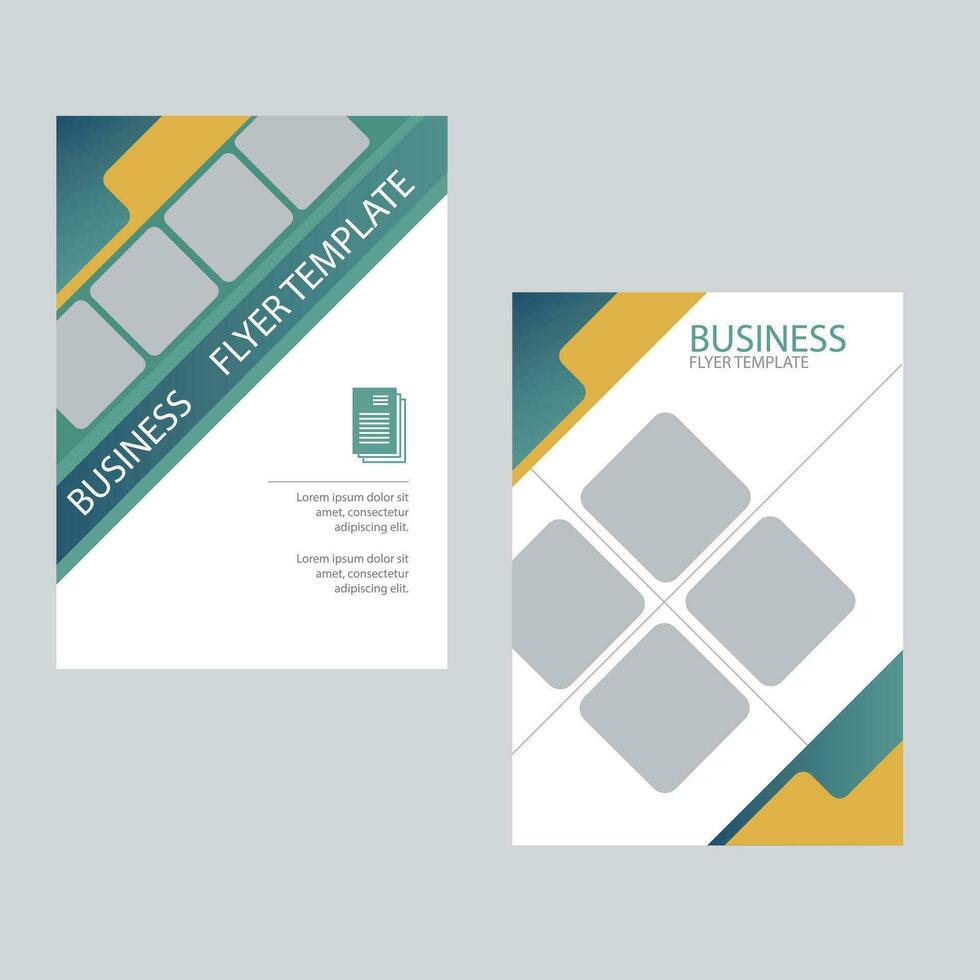 Corporate business flyer templates design vector