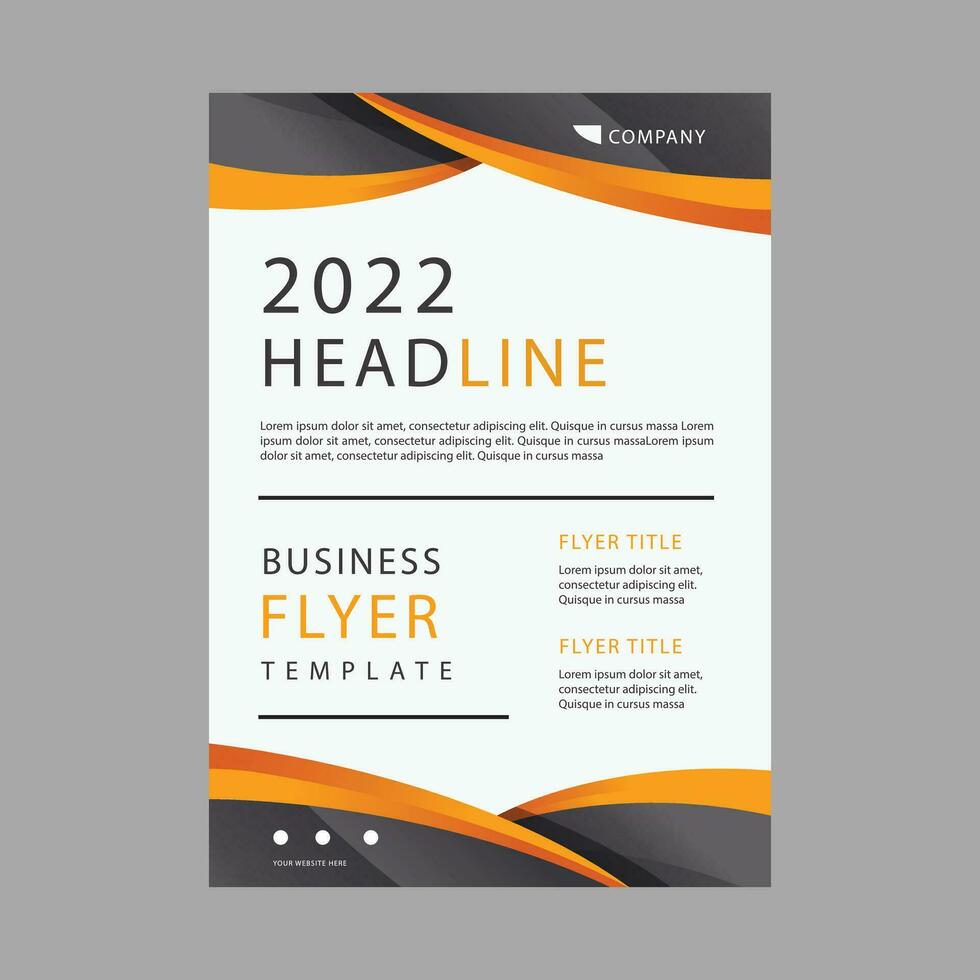 Corporate business flyer templates design vector