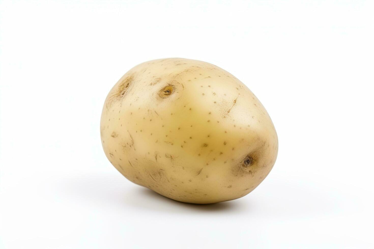 AI generated Potato isolated on white background. AI Generated photo