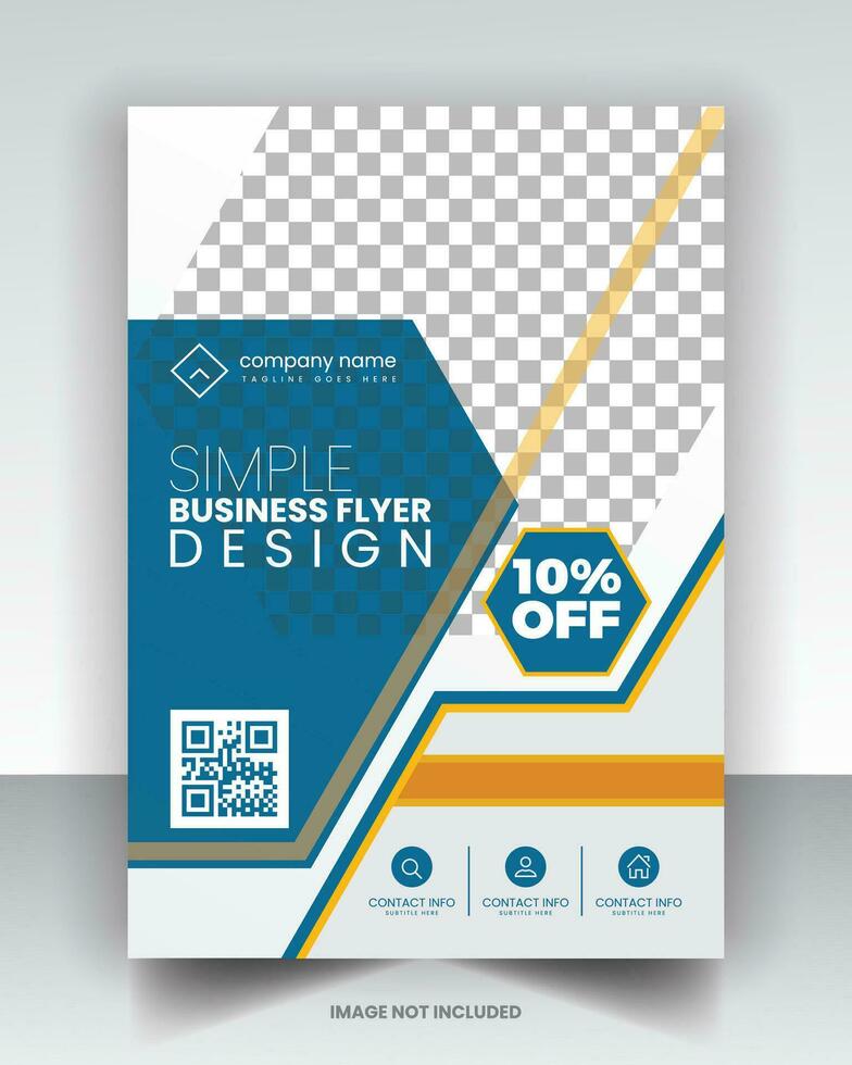 Simple Flyer Design vector