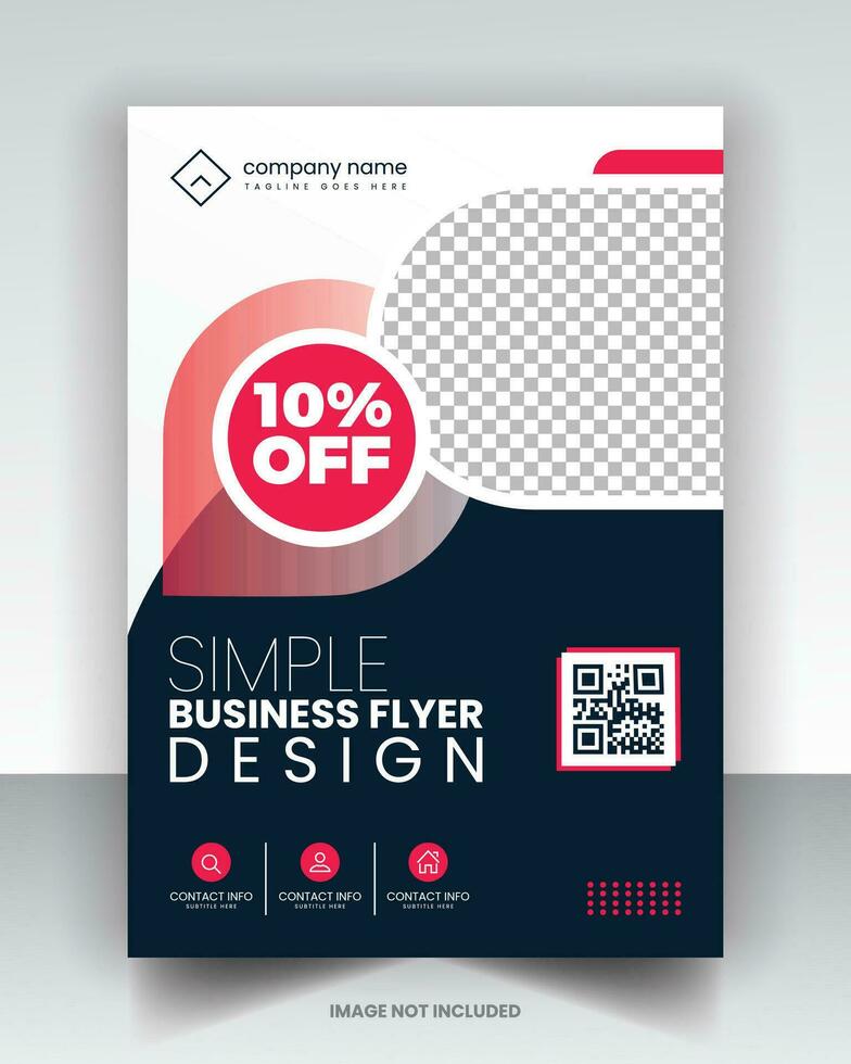 Simple Flyer Design vector