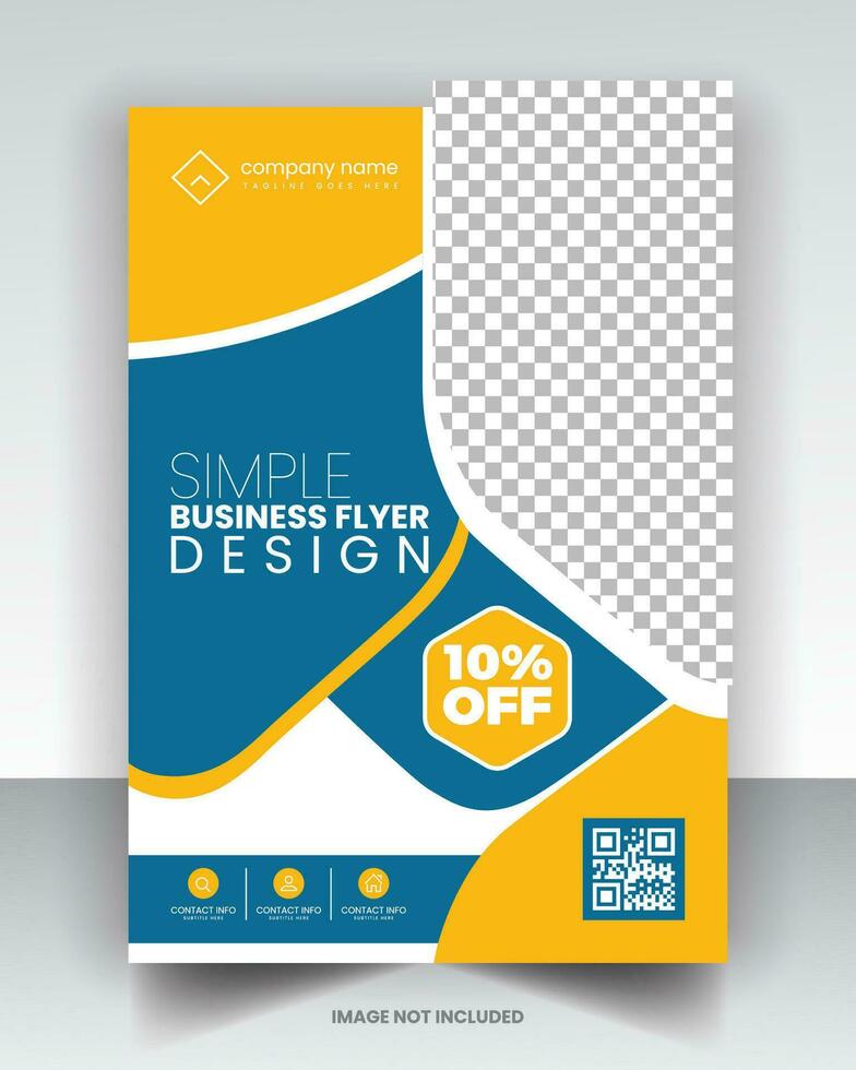 Simple Flyer Design vector