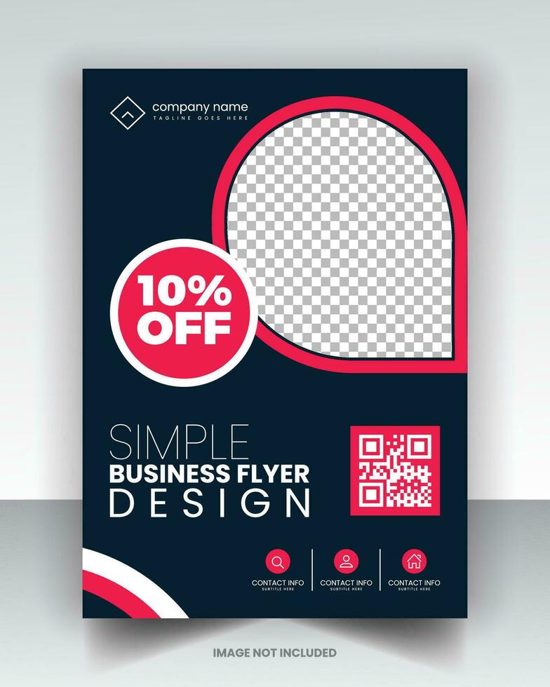 Simple Flyer Design vector