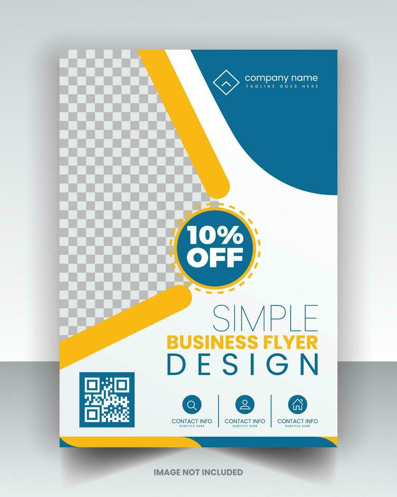 Simple Flyer Design vector