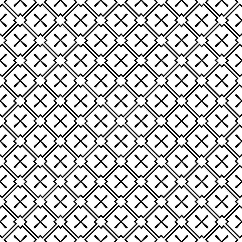Black and white seamless abstract pattern. Background and backdrop. Grayscale ornamental design. vector