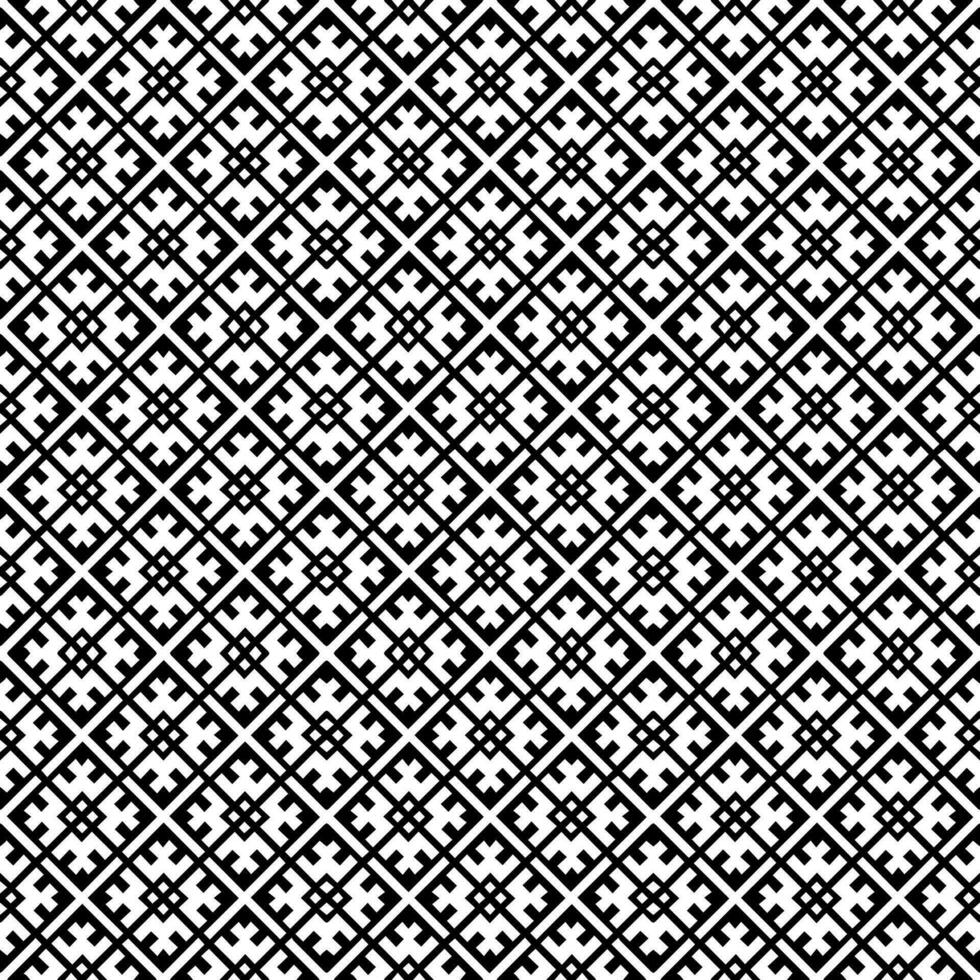 patrón abstracto sin costuras en blanco y negro. fondo y telón de fondo. diseño ornamental en escala de grises. vector