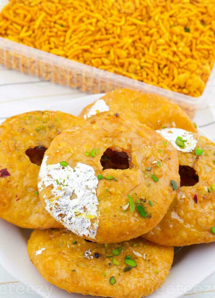 Indian Traditional Sweet Kachori photo