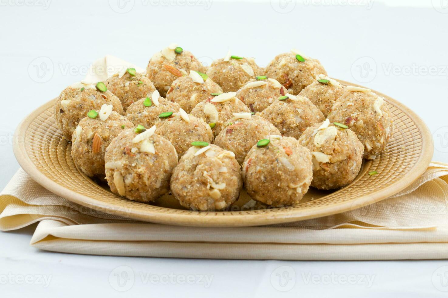 Indian Traditional Sweet Food Urad Dal Laddu photo