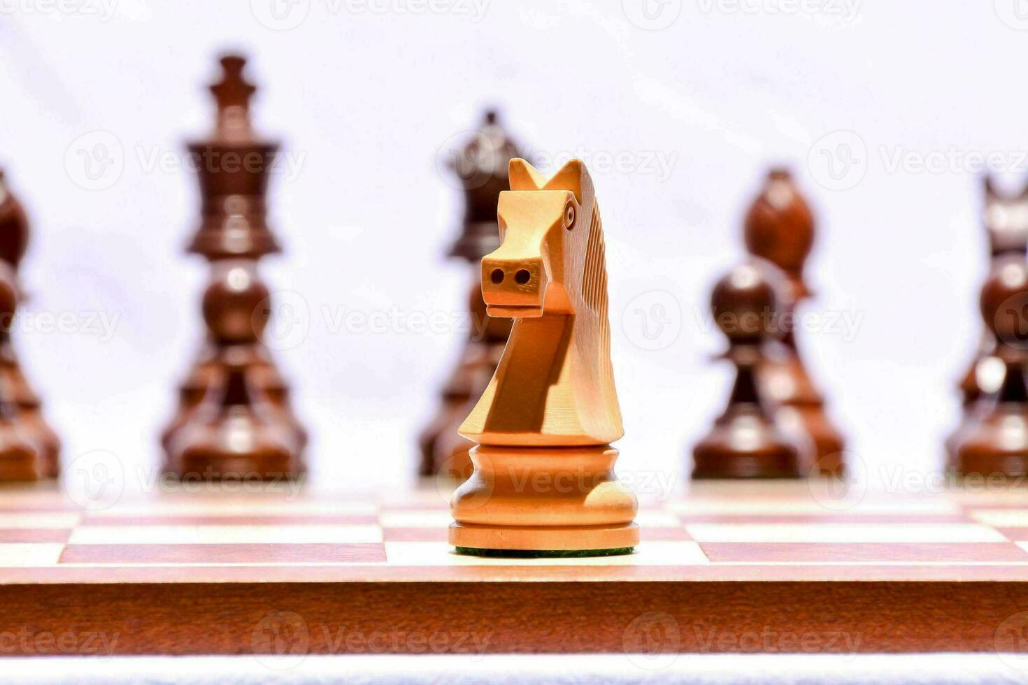 un ajedrez tablero foto