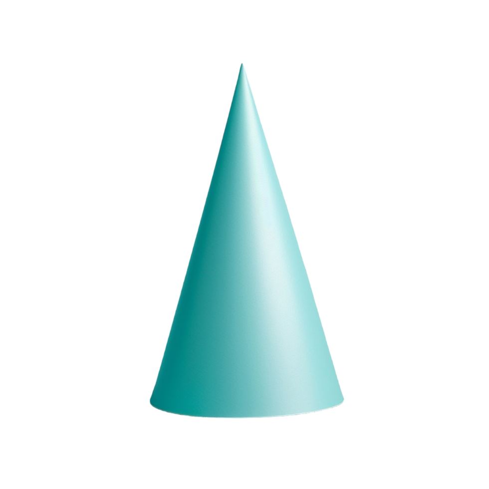 Celebratory Elegance. Colorful Party Hat Isolated on transparent background png