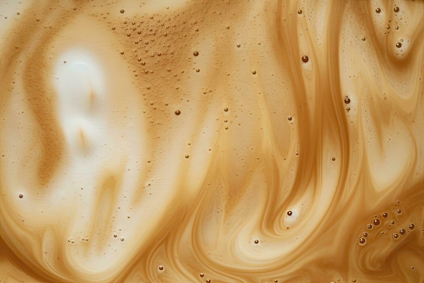 AI generated Coffee foam texture. AI Generated photo