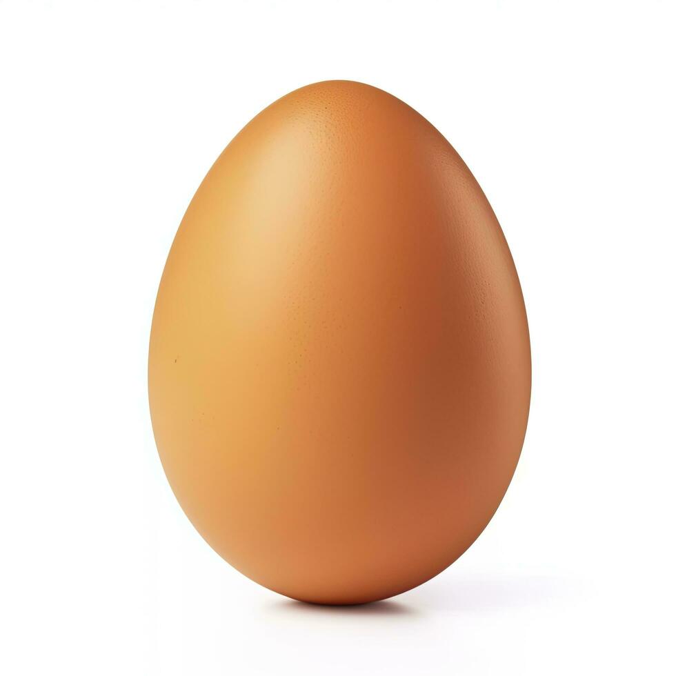 AI generated Egg isolated on white background. AI Generated photo