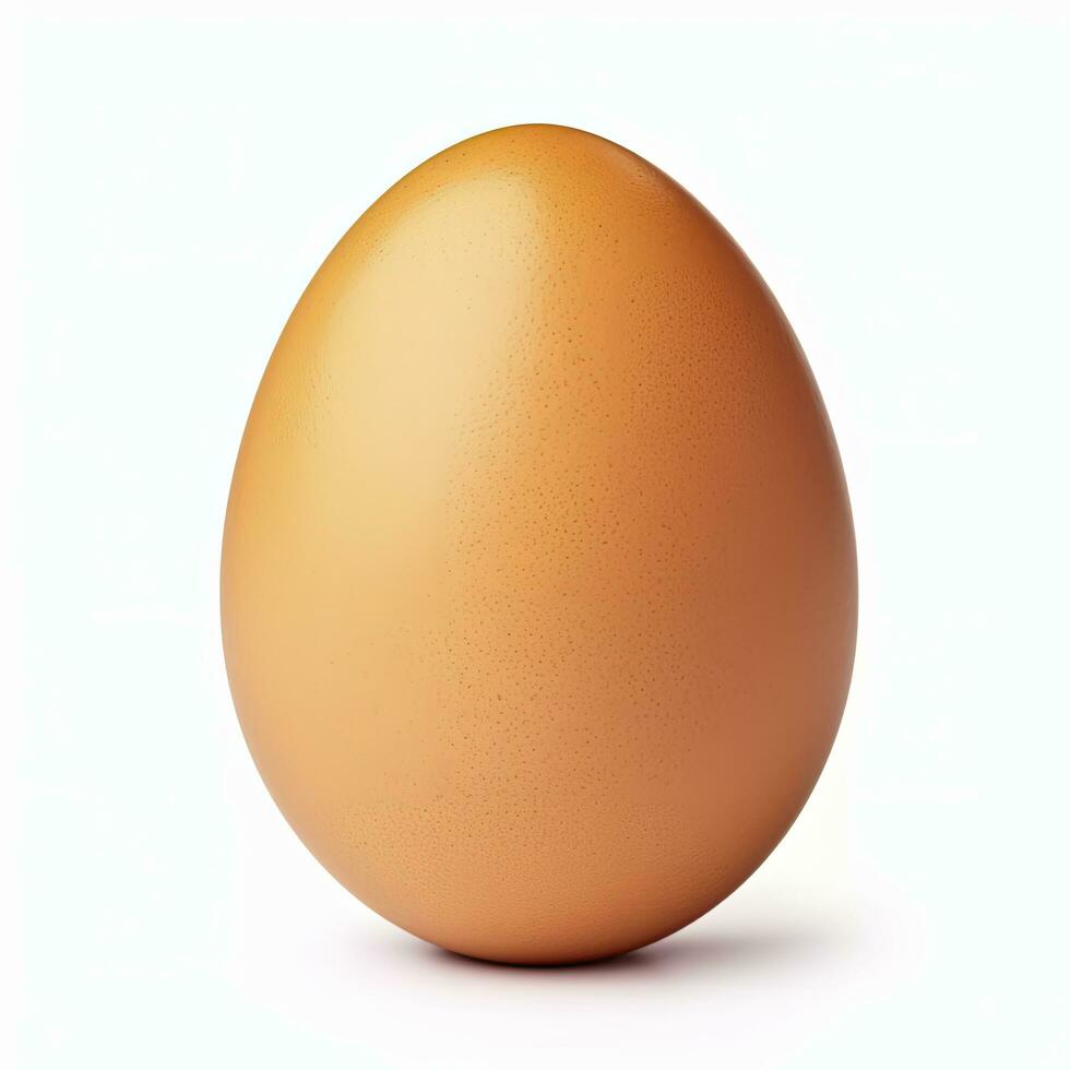 AI generated Egg isolated on white background. AI Generated photo