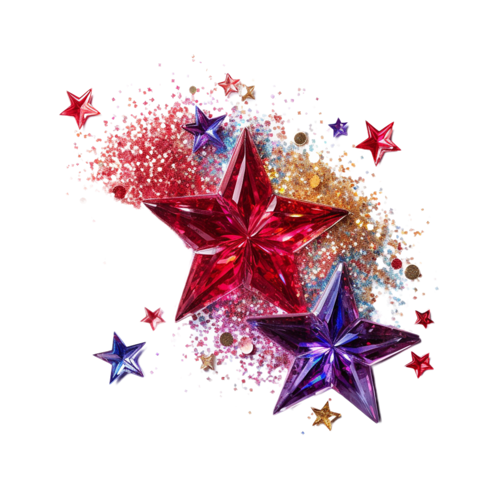festive sparkle isolated on transparent background png