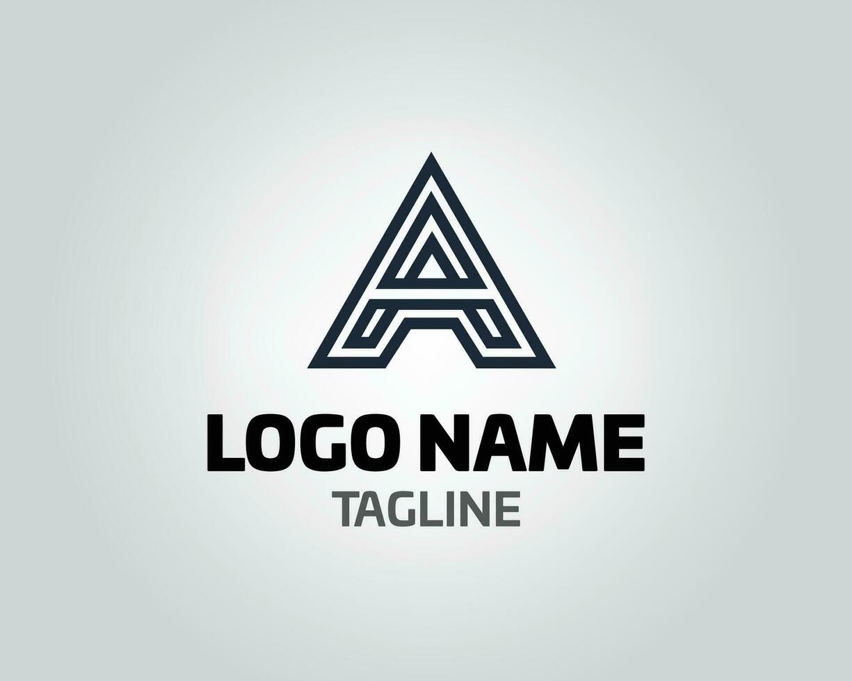 inicial letra un logo vector diseño modelo resumen alfabeto un logo vector logo con el iniciales un letra un logo icono diseño modelo elementos.simple y limpiar inicial un logo