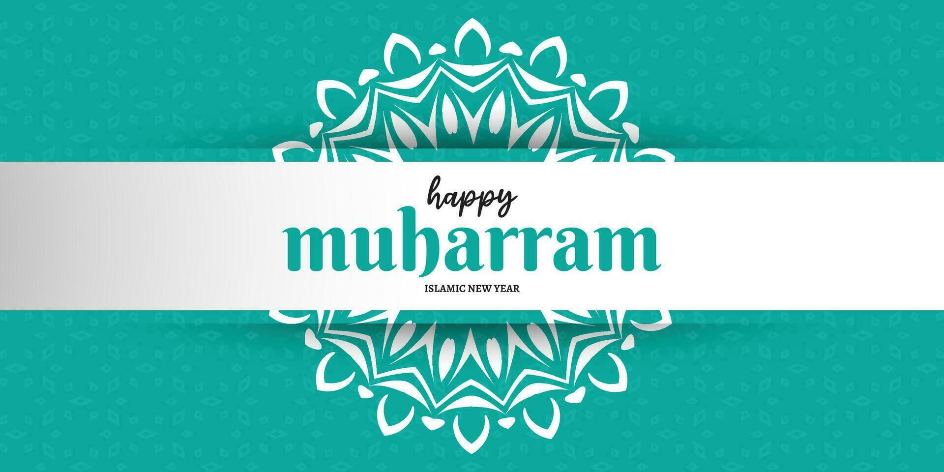 Muharram mubarak holy month hijri islamic new year Hijri 1444 friday july 29 Hijri derived from Hijra meaning migration starting point of Islamic calendar is migration of Prophet Muhammad from Mecca vector