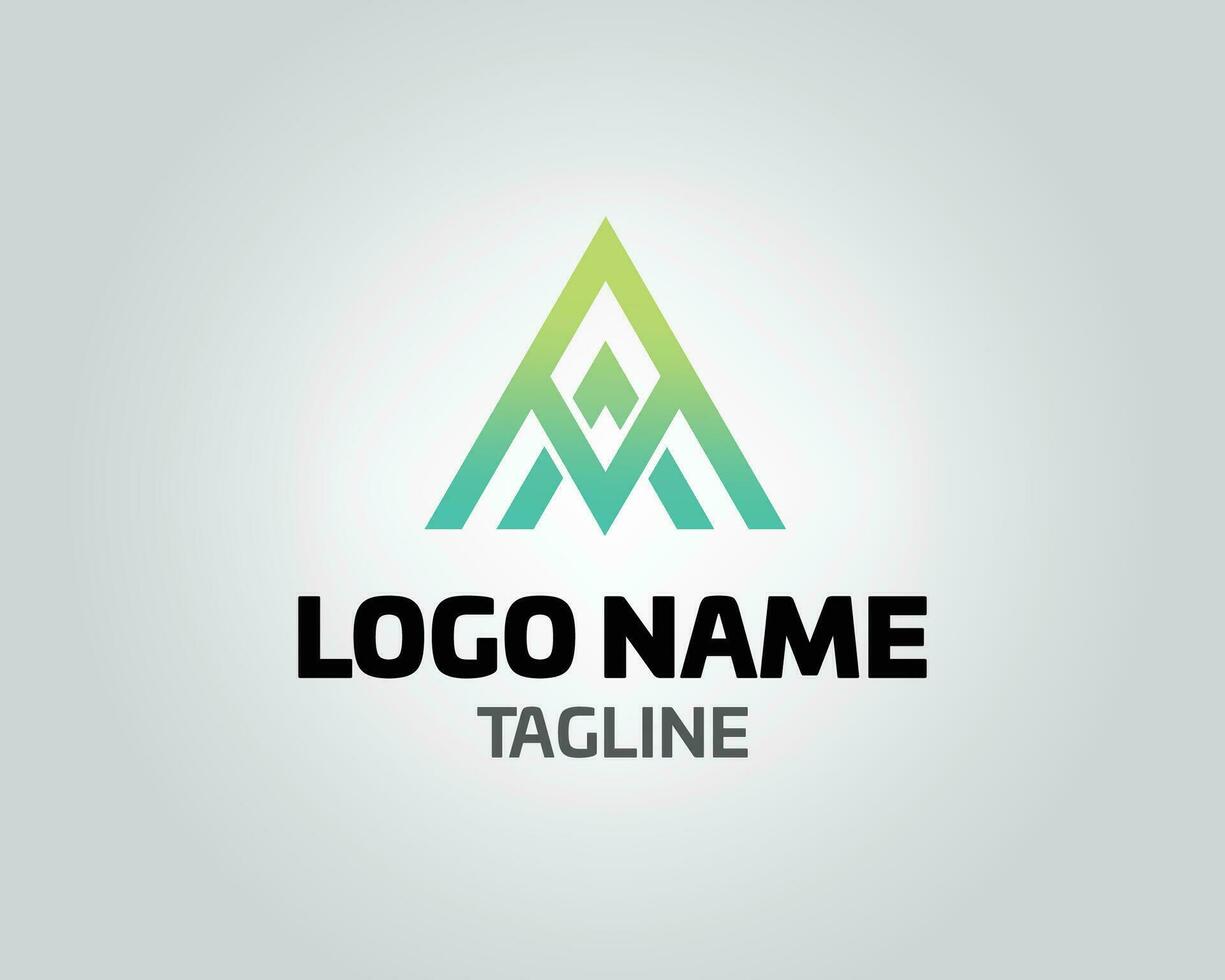 Initial letter A logo vector design template abstract alphabet A logo vector Logo with the initials A Letter A logo icon design template elements.simple and clean initial A logo