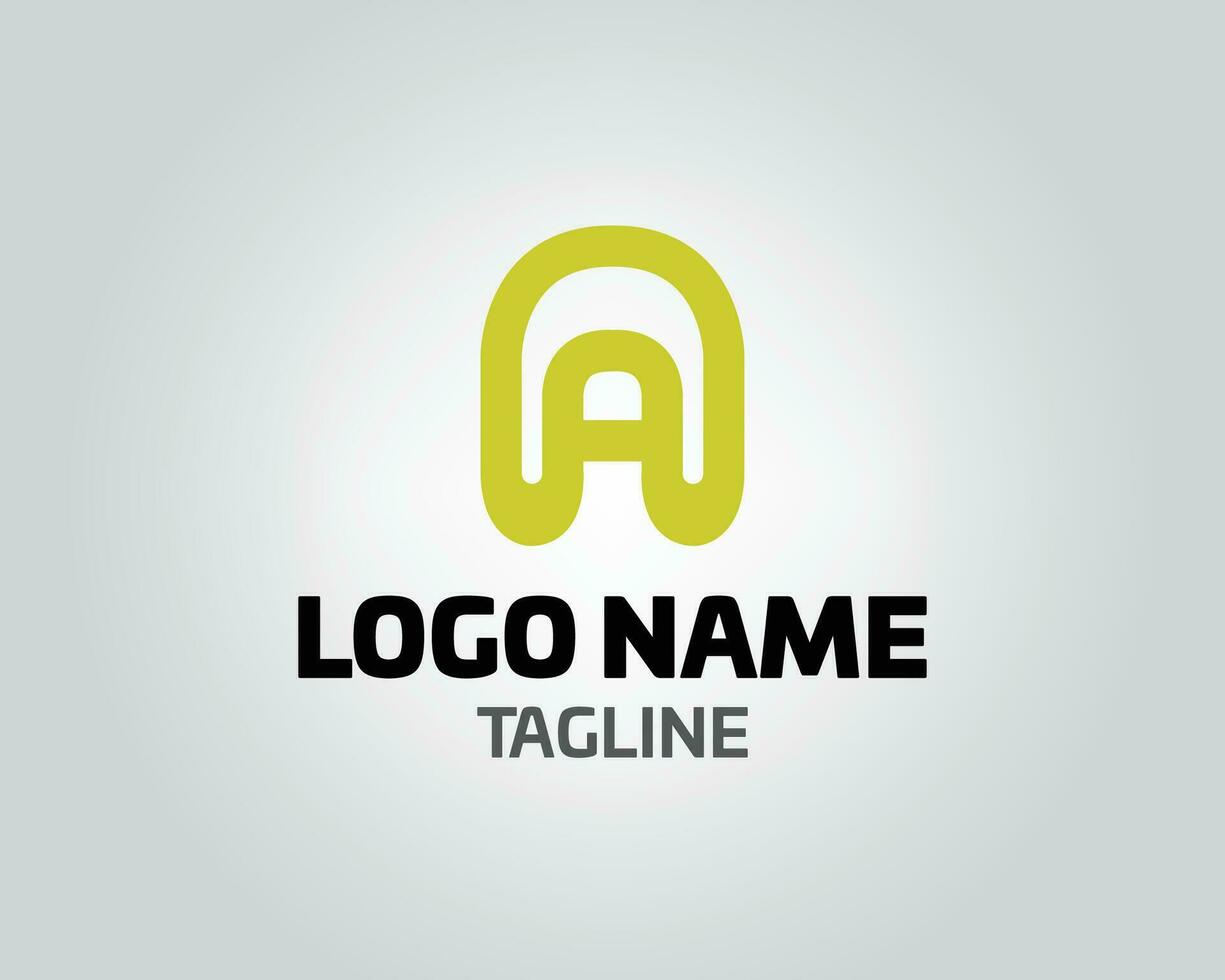 inicial letra un logo vector diseño modelo resumen alfabeto un logo vector logo con el iniciales un letra un logo icono diseño modelo elementos.simple y limpiar inicial un logo