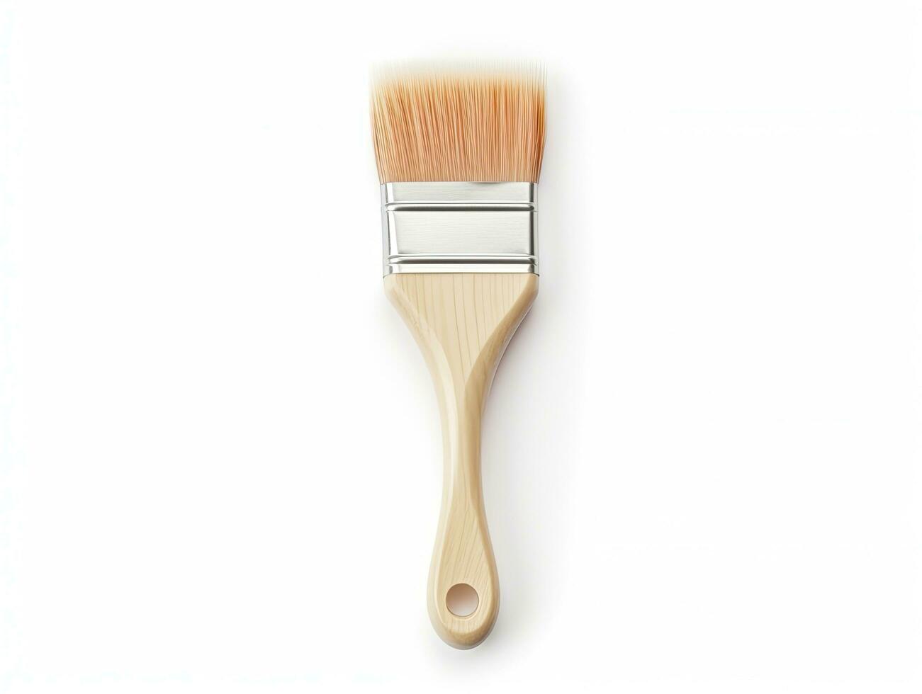 AI generated Paintbrush isolated white background. AI Generated photo