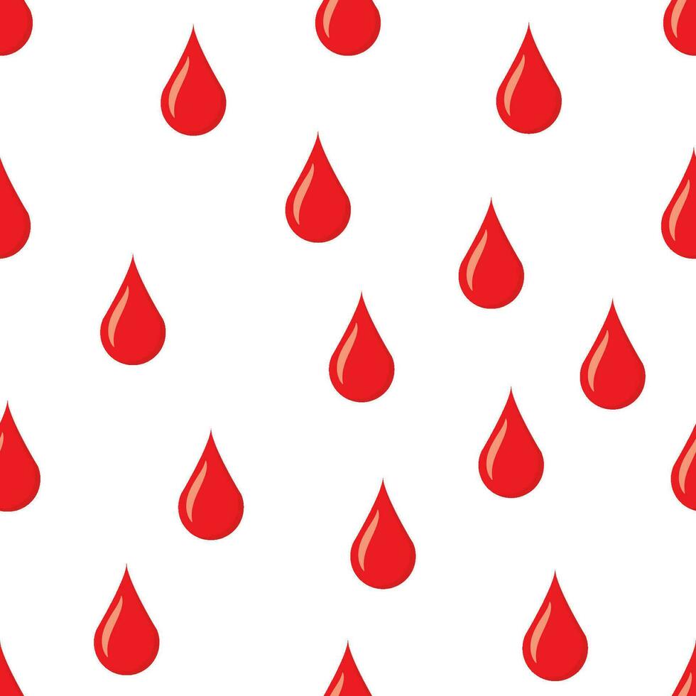 blood drops seamless pattern vector