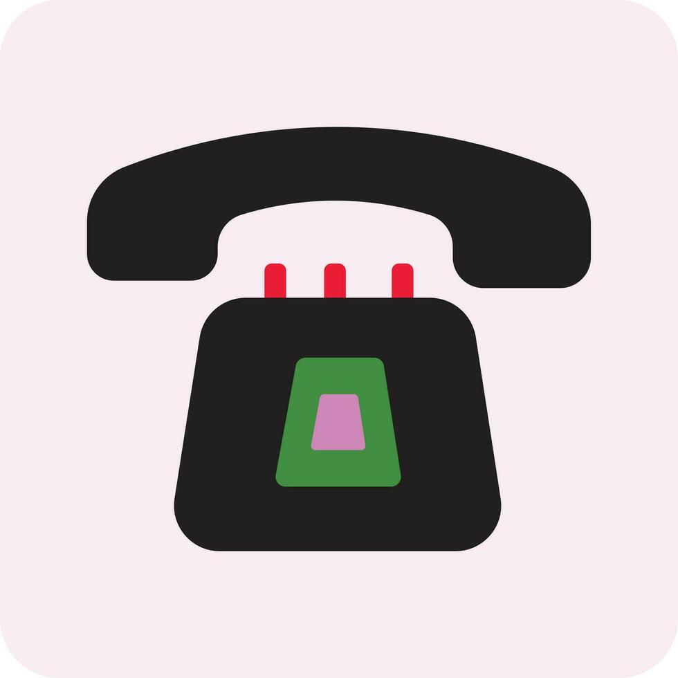 Telephone set vector illustration eps