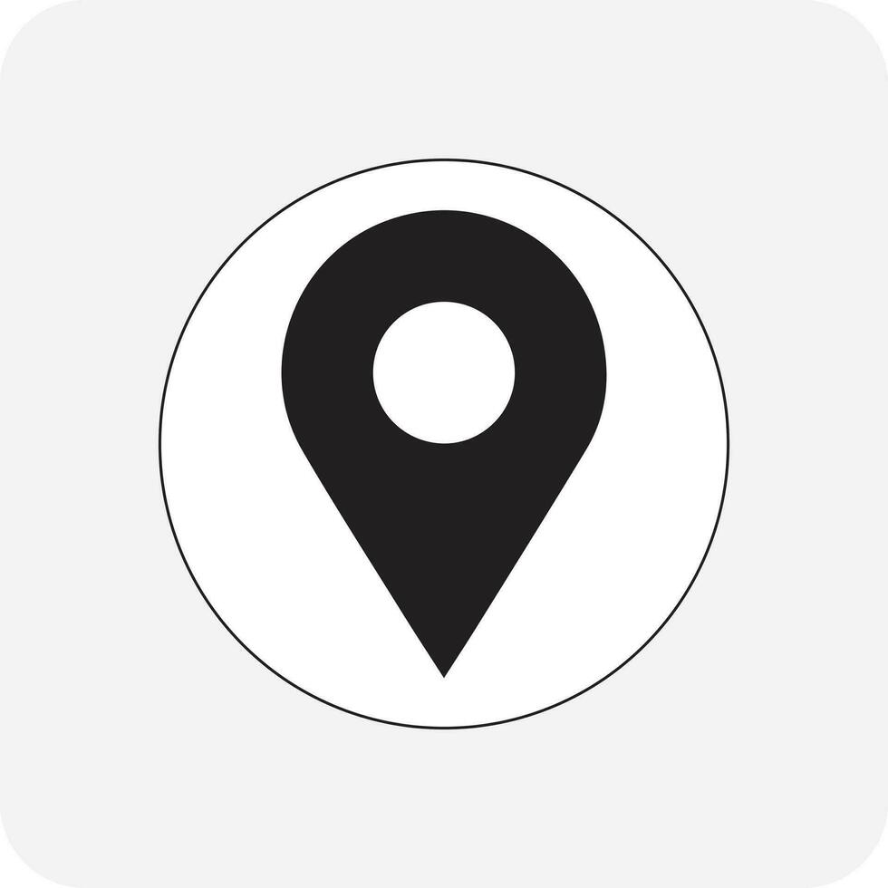 Location icon vector for apps