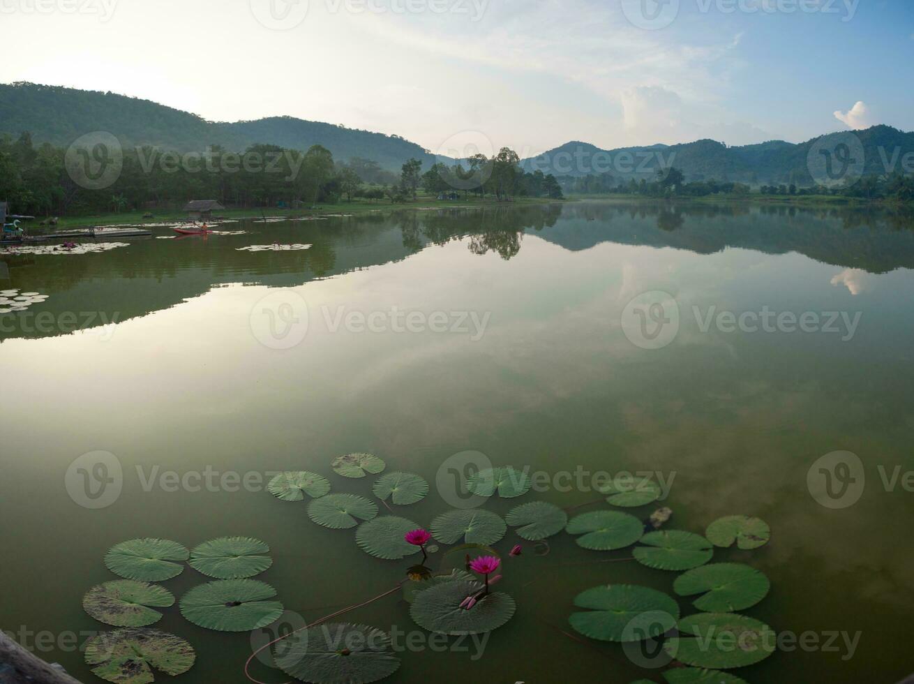 Community tourist attractions Khao Wong Reservoir Suphanburi Province, Thailand photo