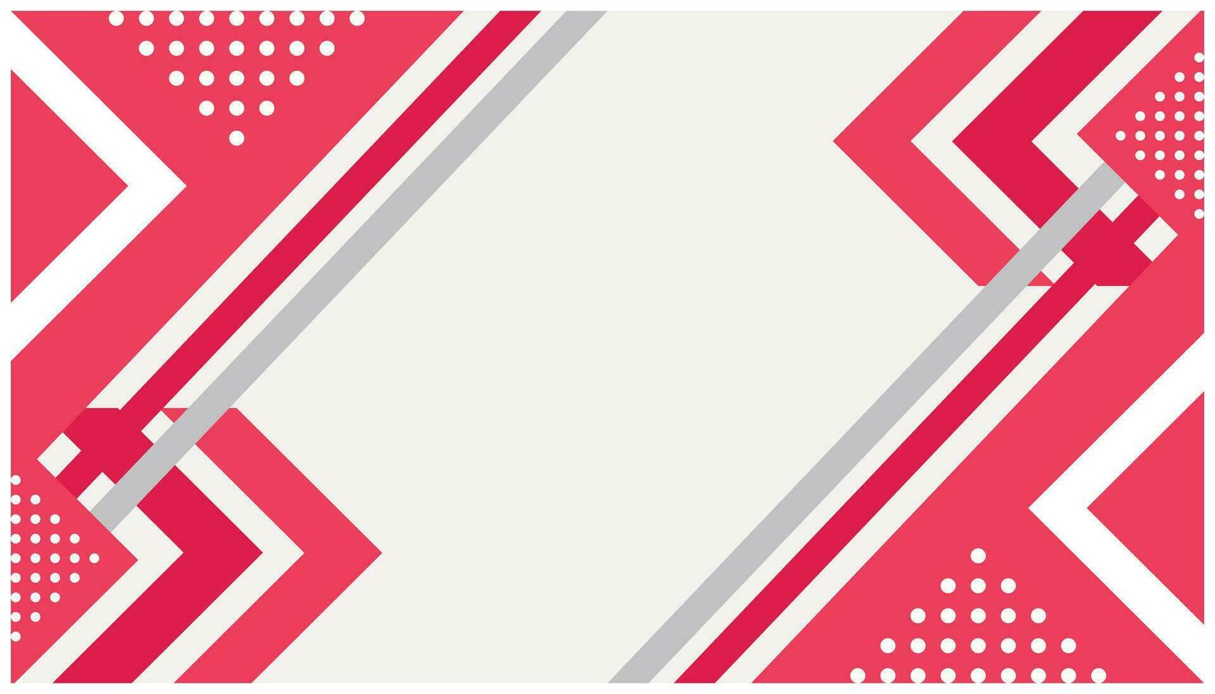 abstract background with red and white geometric elements and place for text. Banner template background with copy space. Template geometric background design element vector