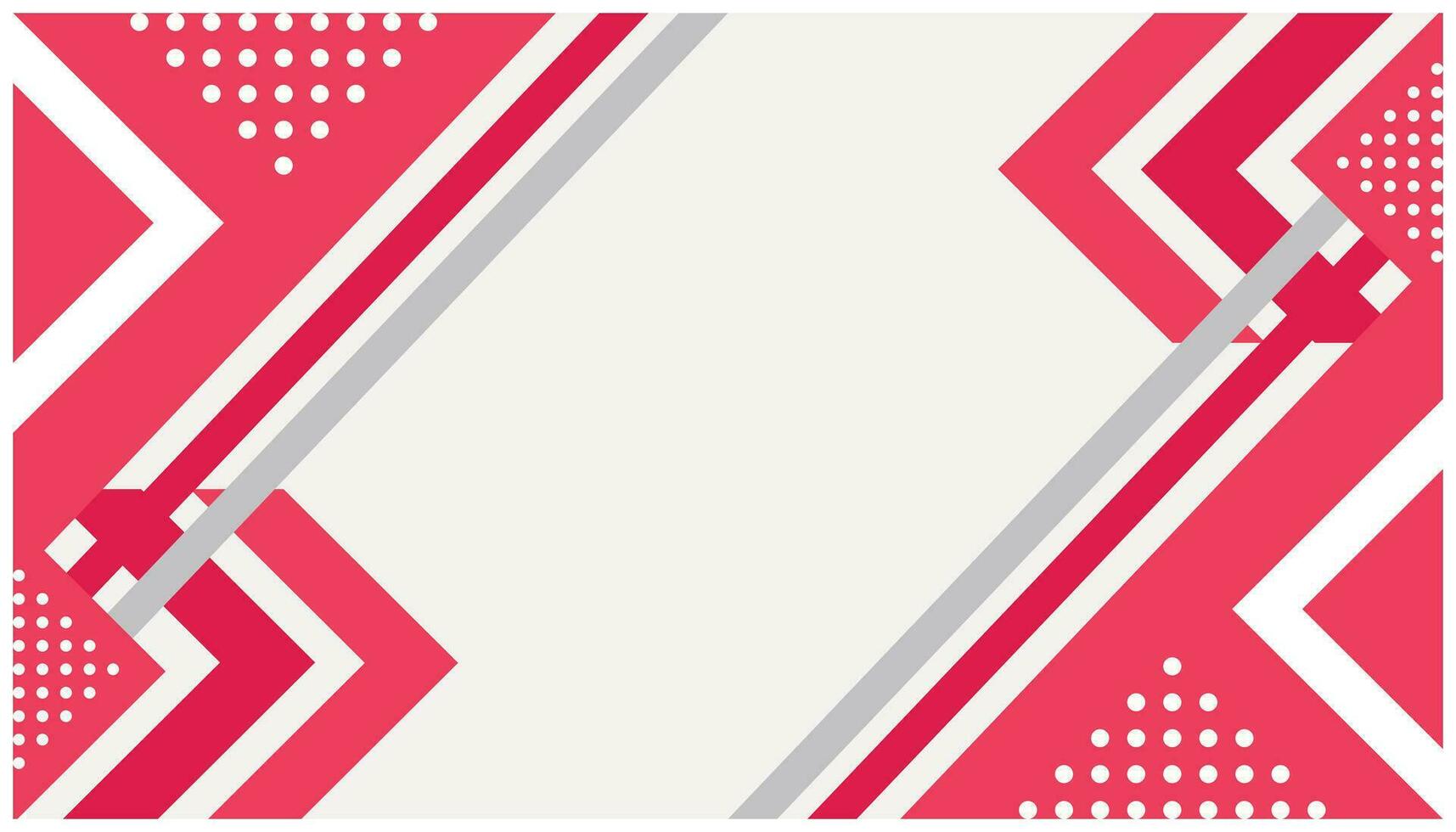 abstract background with red and white geometric elements and place for text. Banner template background with copy space. Template geometric background design element vector