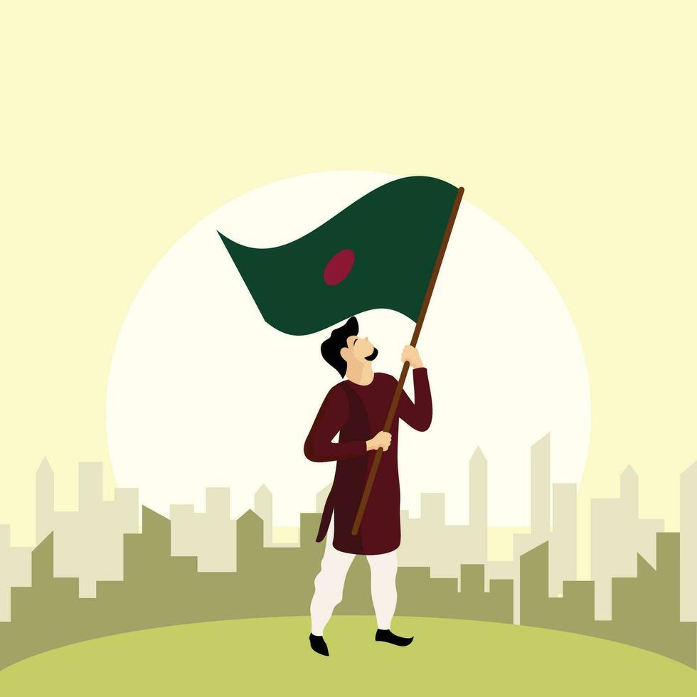 Victory day of bangladesh vector