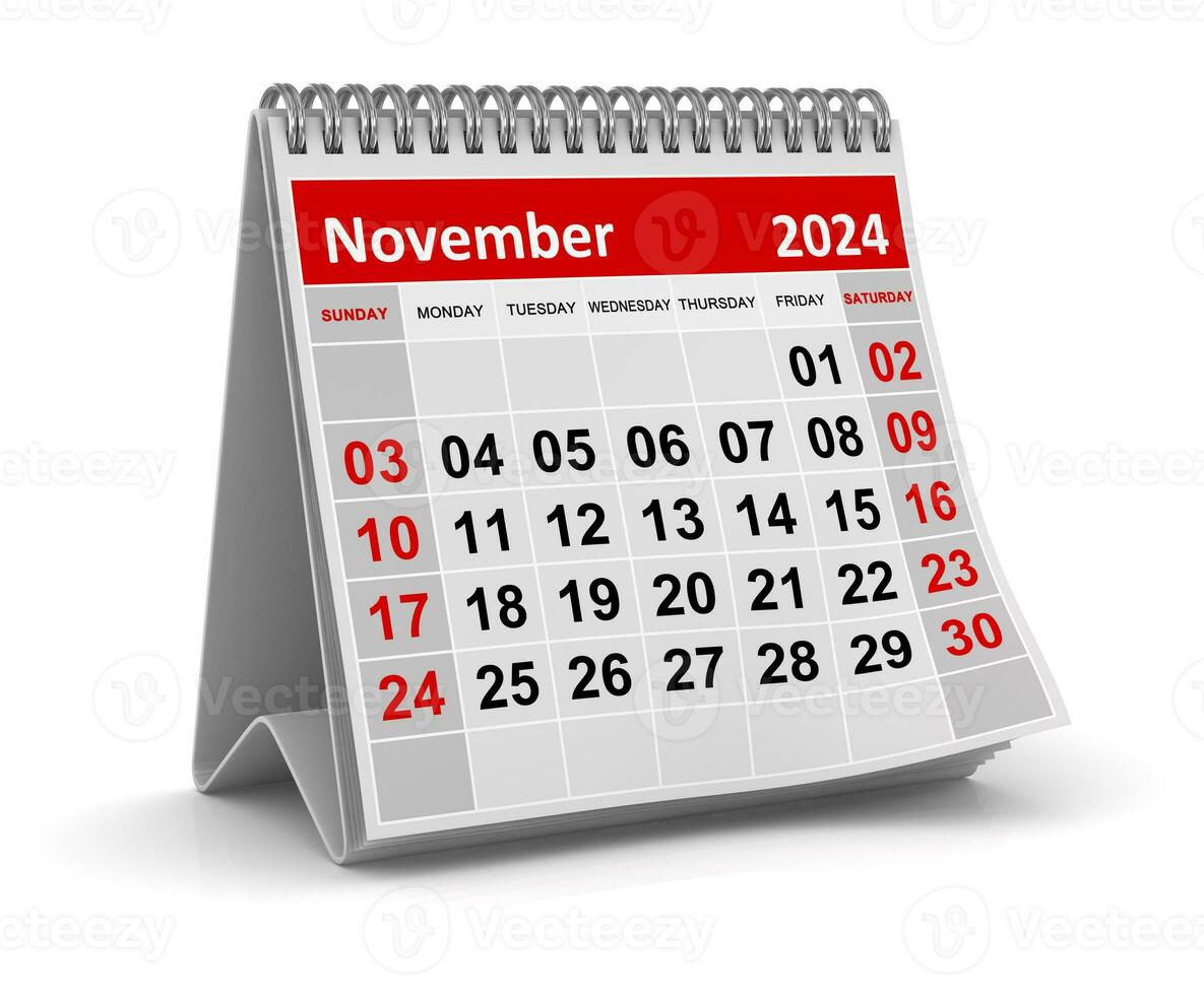 Calendar - November 2024 photo