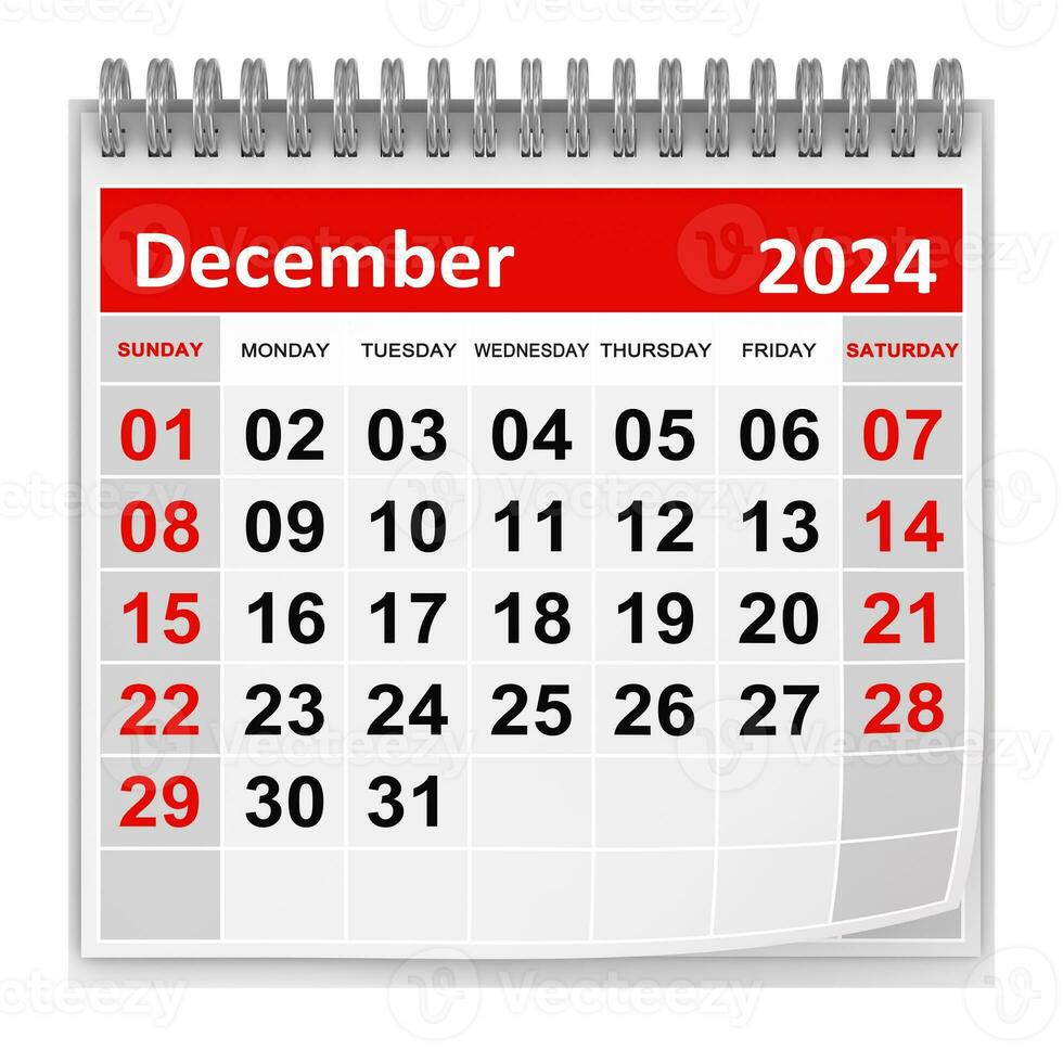 Calendar - December 2024 photo