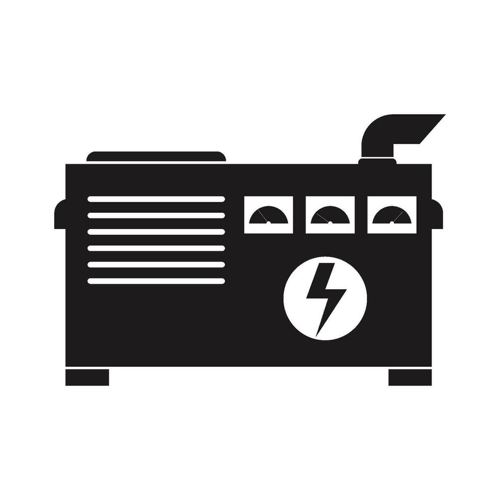 Electric Generator icon vector