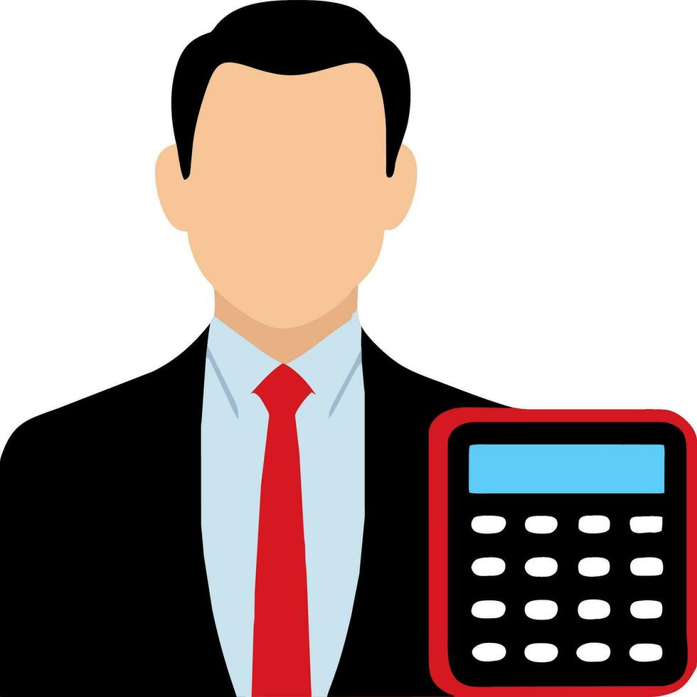 accountant icon vector illustration