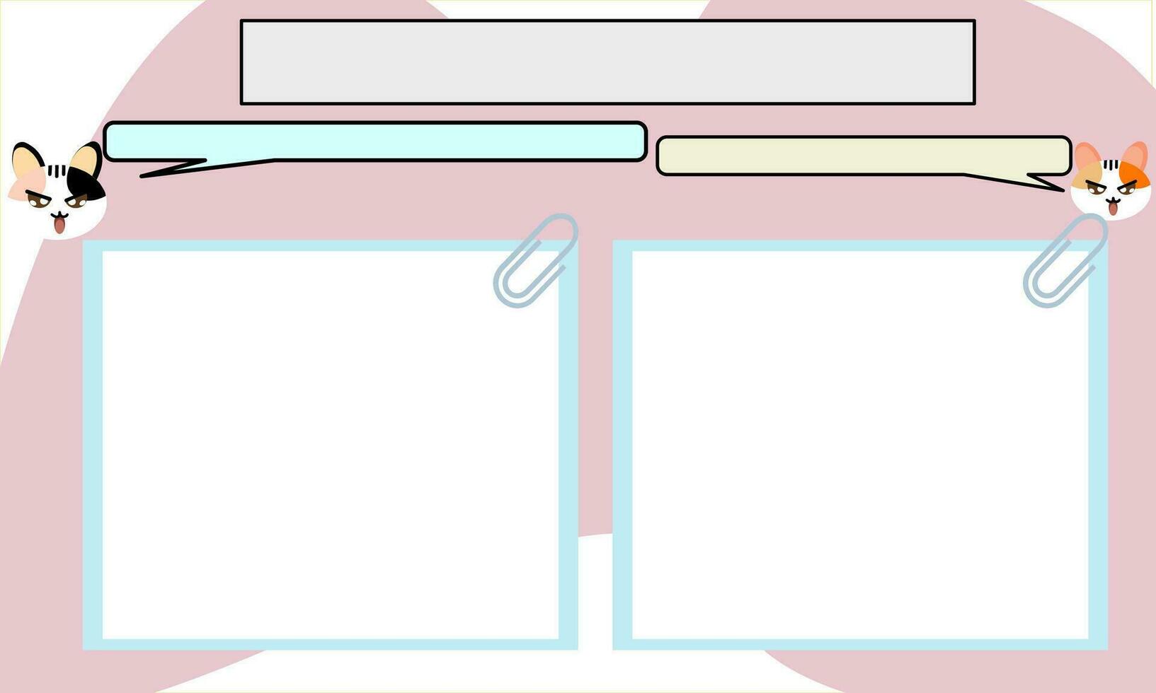 Frame background wording box for presentation background vector