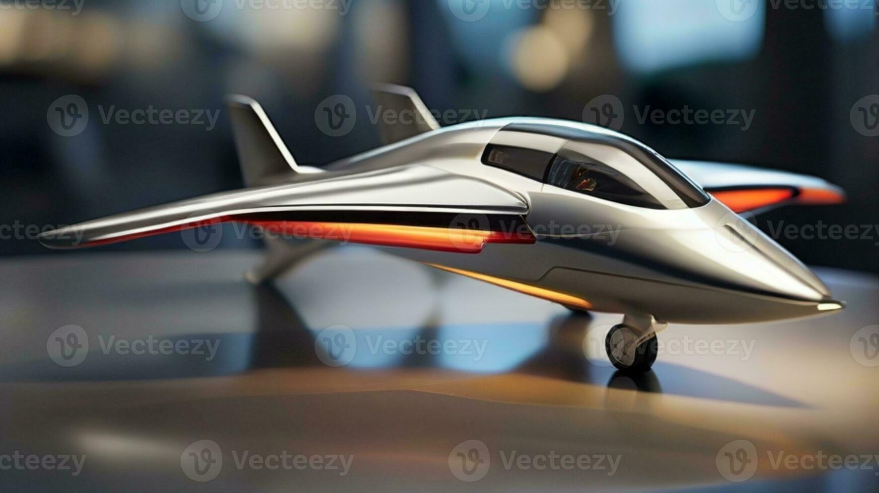 AI generated Concept Design of Fighter Airplane photo