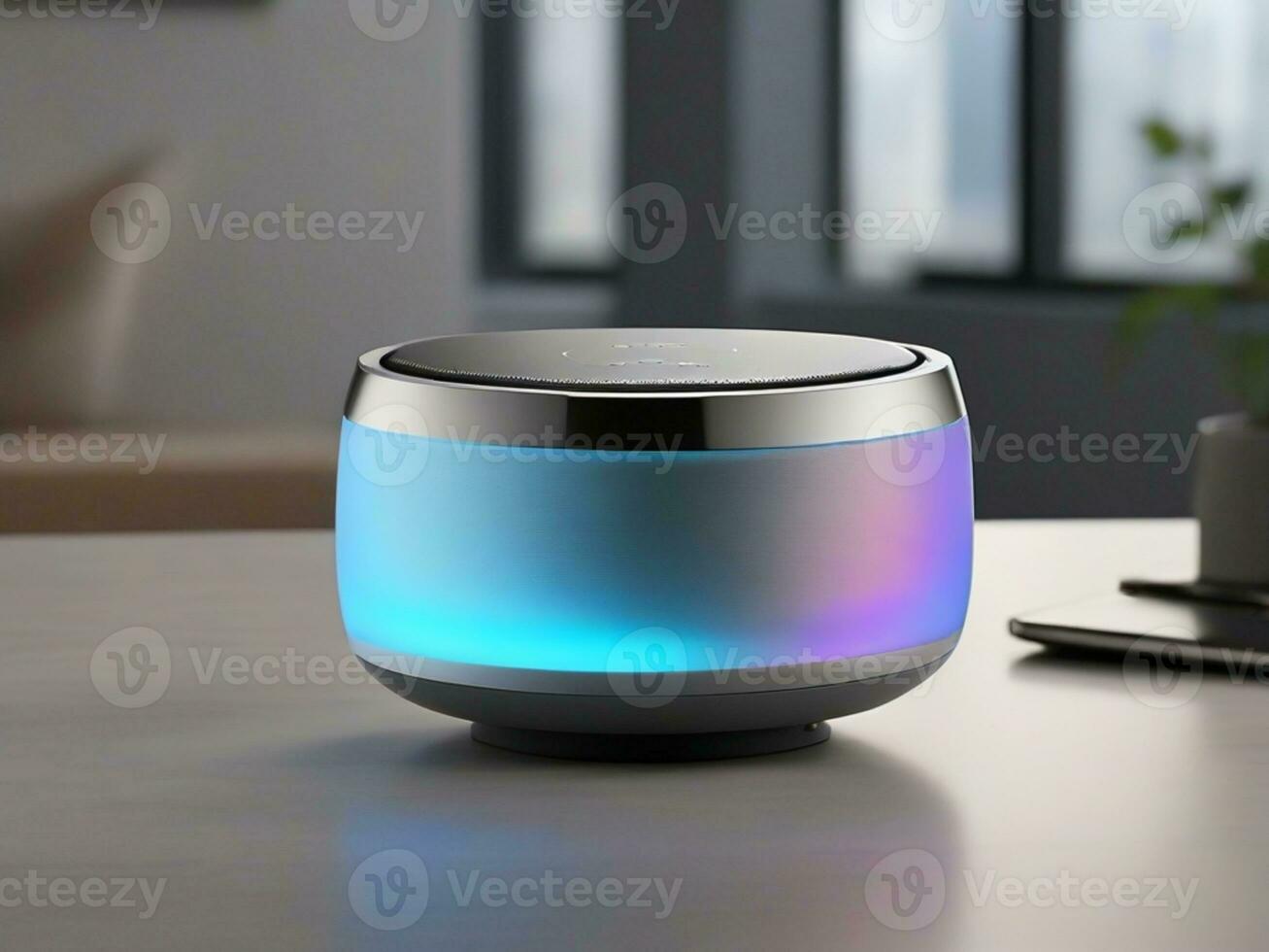 AI generated Stylish Bluetooth Speaker Model photo
