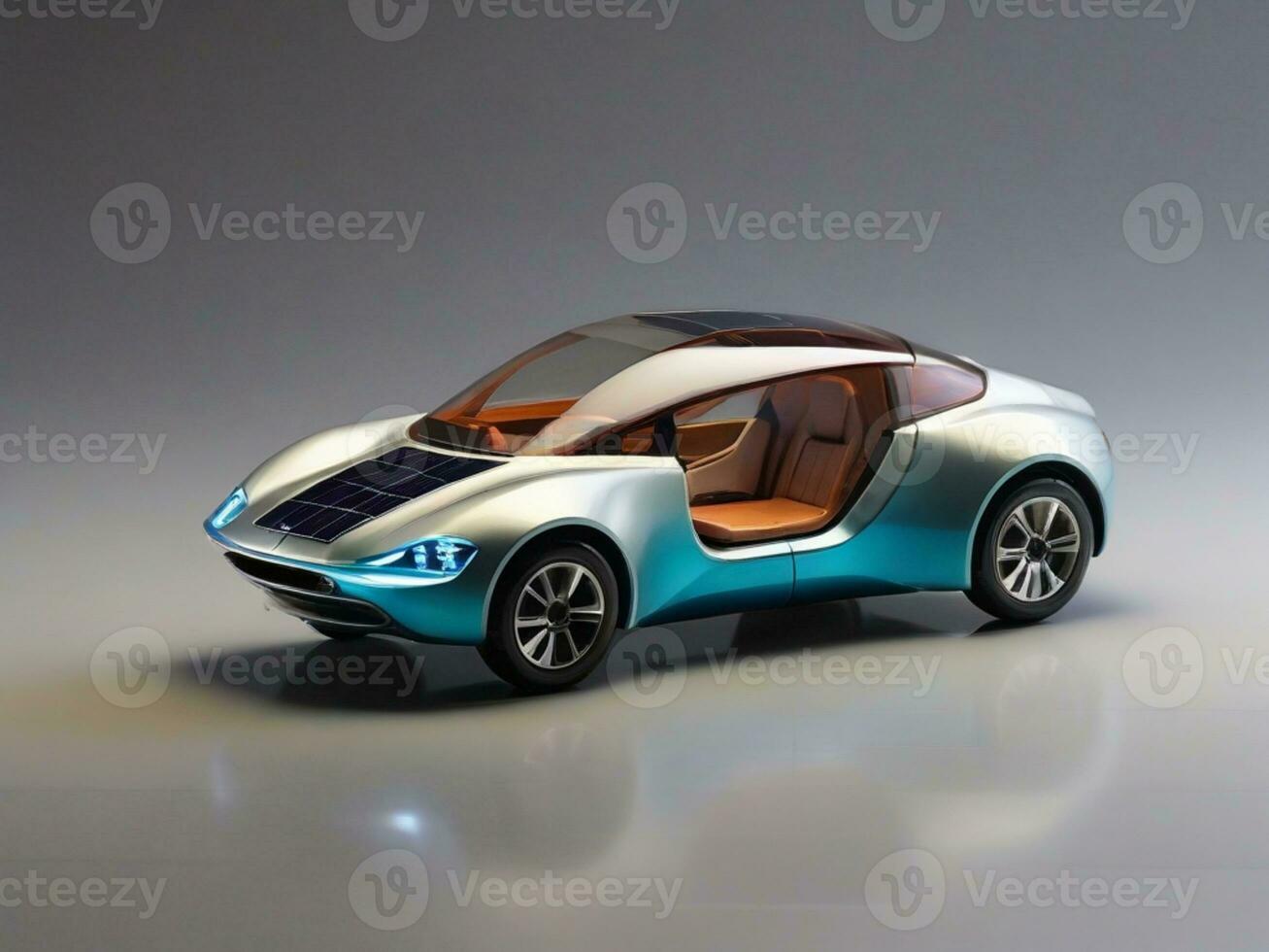 AI generated Futuristic Miniature Car Model Design photo