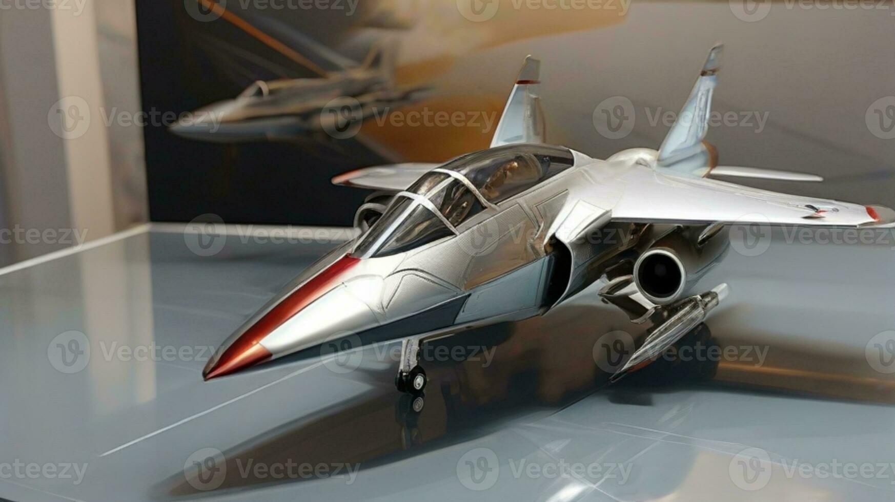 AI generated Concept Design of Fighter Airplane photo