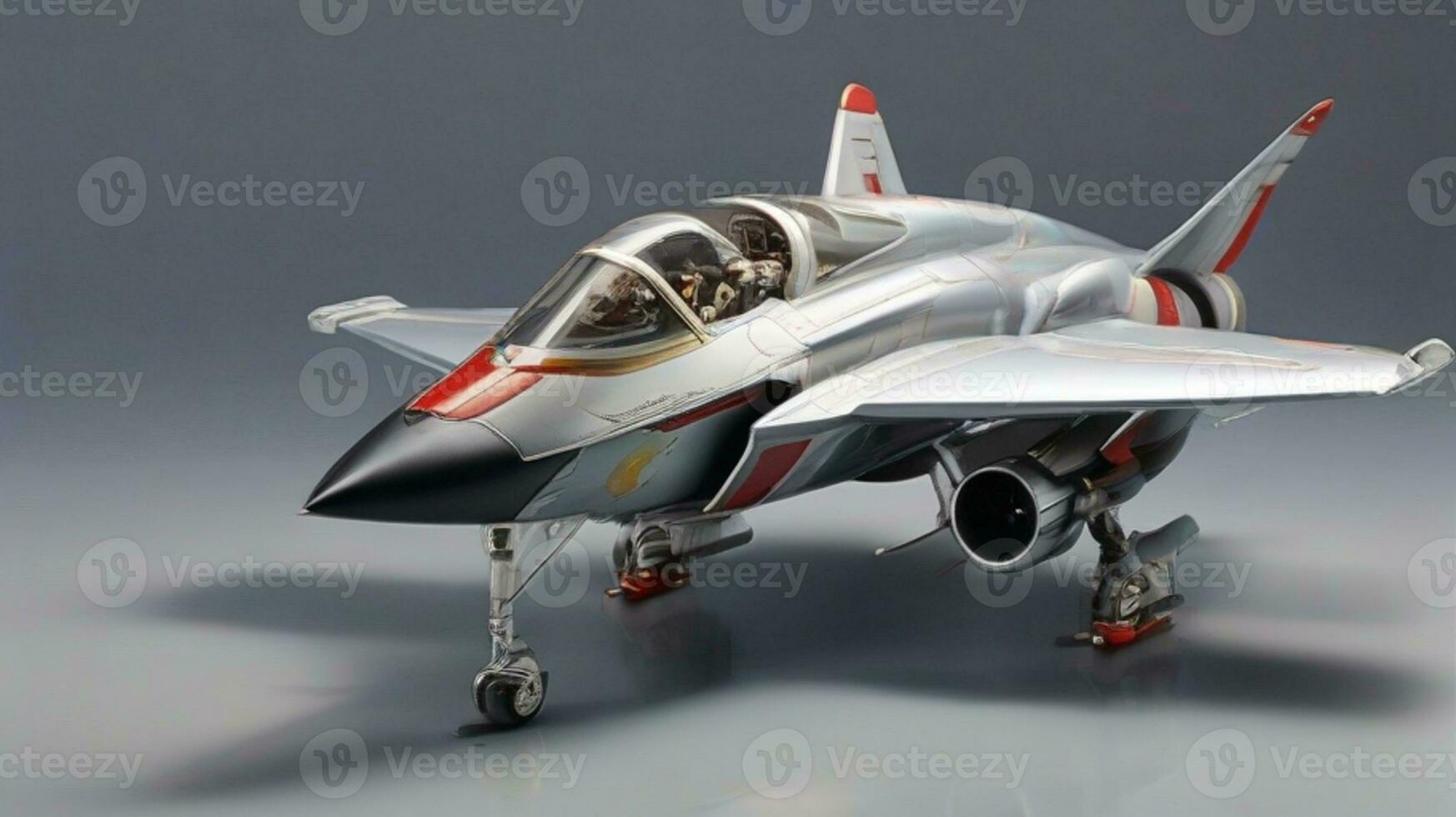 AI generated Concept Design of Fighter Airplane photo