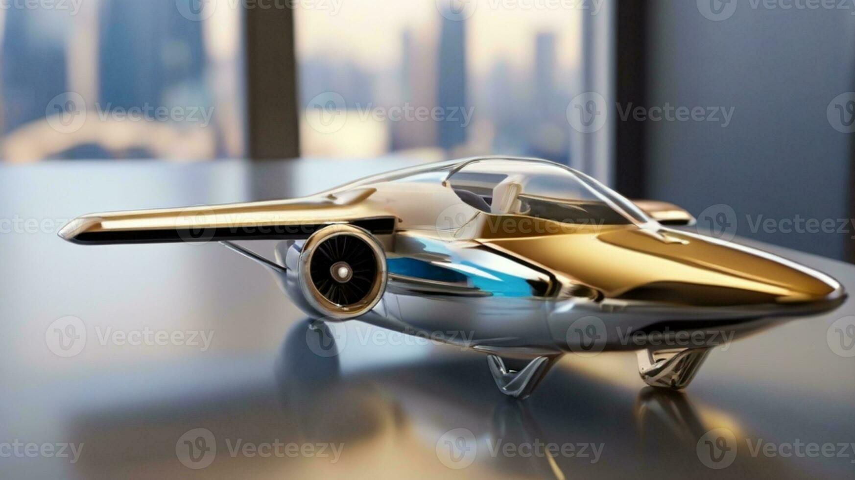 AI generated Concept Design of Fighter Airplane photo